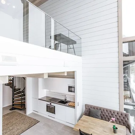 Naava 303 Loft - Kaksikerroksinen Lasiseinaehuoneisto Jaervinaekoealalla דירה