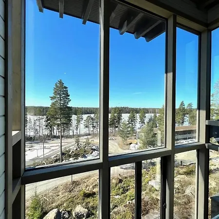 Naava 303 Loft - Kaksikerroksinen Lasiseinaehuoneisto Jaervinaekoealalla דירה
