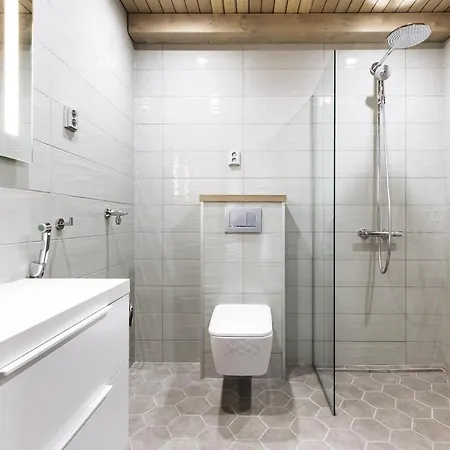 Naava 303 Loft - Kaksikerroksinen Lasiseinaehuoneisto Jaervinaekoealalla Ähtäri