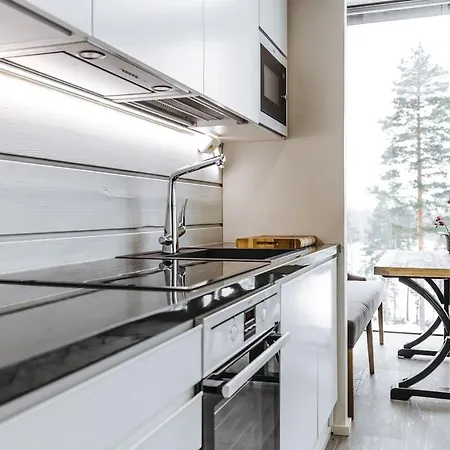 公寓 Naava 303 Loft - Kaksikerroksinen Lasiseinaehuoneisto Jaervinaekoealalla *