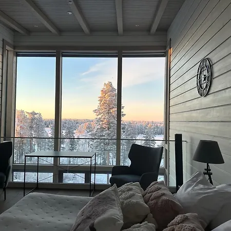 דירה Naava 303 Loft - Kaksikerroksinen Lasiseinaehuoneisto Jaervinaekoealalla Ähtäri